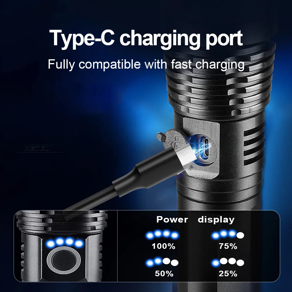 PowerBeam - Lampe Torche LED Rechargeable Aventure