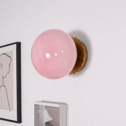 Rosélia – Lampe en Verre Rose Élégante pour Intérieurs Raffinés