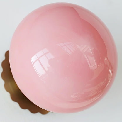 Rosélia – Lampe en Verre Rose Élégante pour Intérieurs Raffinés