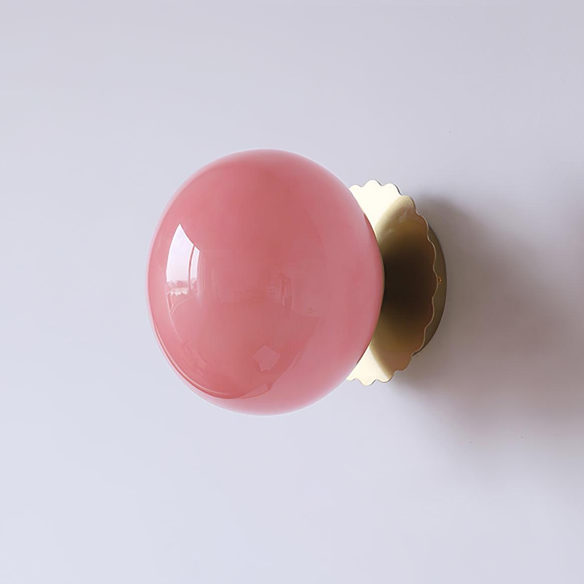 Rosélia – Lampe en Verre Rose Élégante pour Intérieurs Raffinés