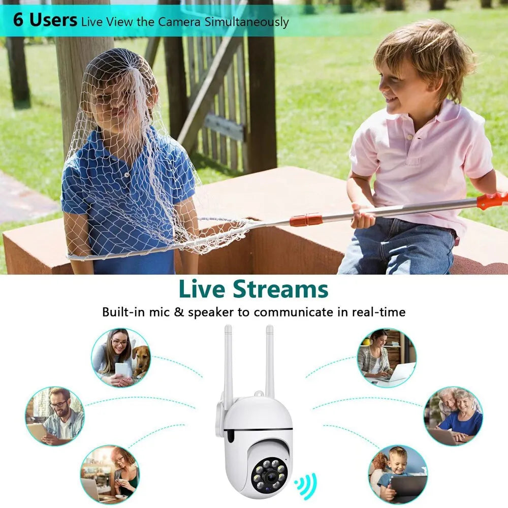 CamGuard – Caméra Sécurité WiFi Intelligente Mobile