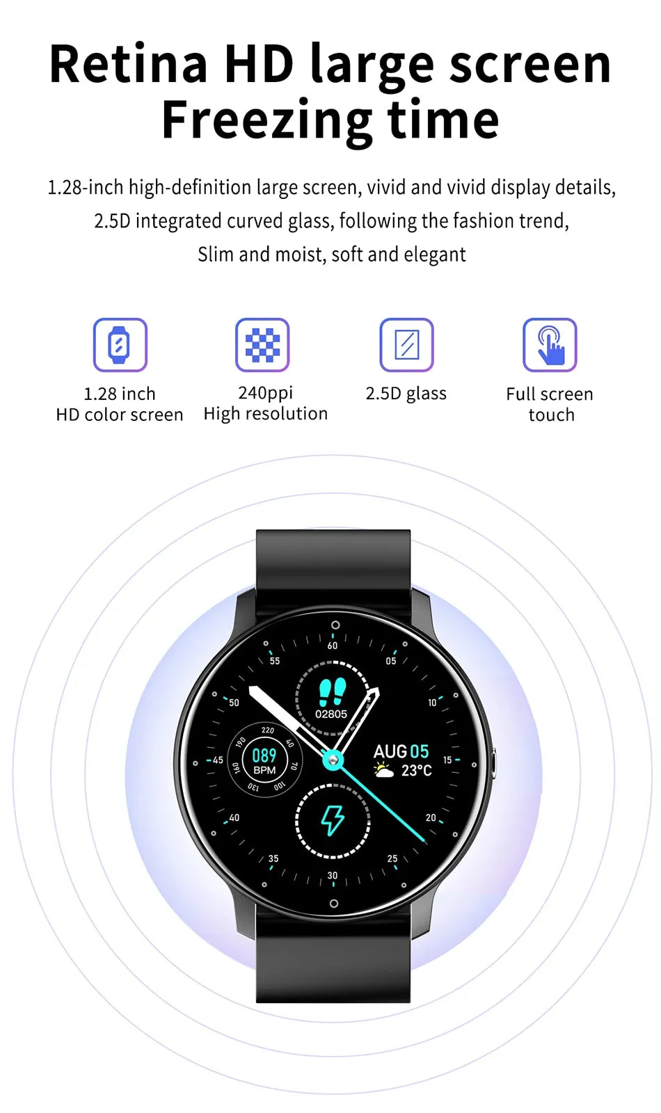 ActiveTrack - Montre Connectée Tactile Sport