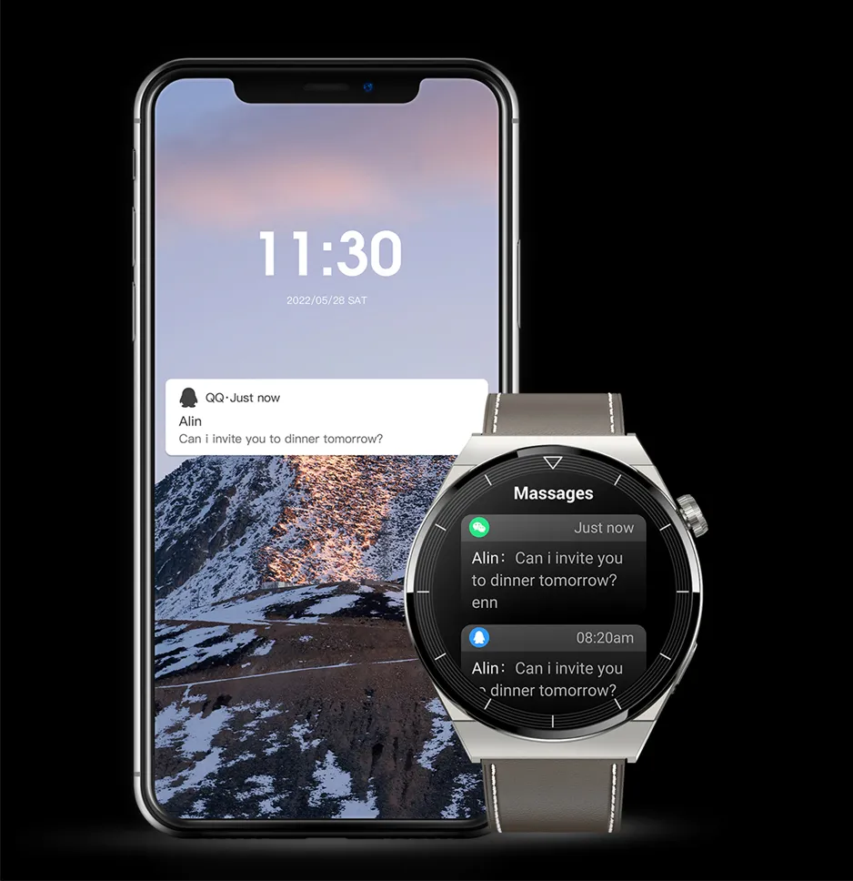 PRO Smartwatch - Montre Connectée Avancée Élégante