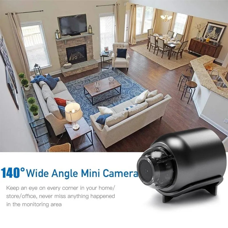 Mini Caméra de Surveillance Sans Fil HD 1080P avec Vision Nocturne | Installation Facile pour Sécurité Maison 1