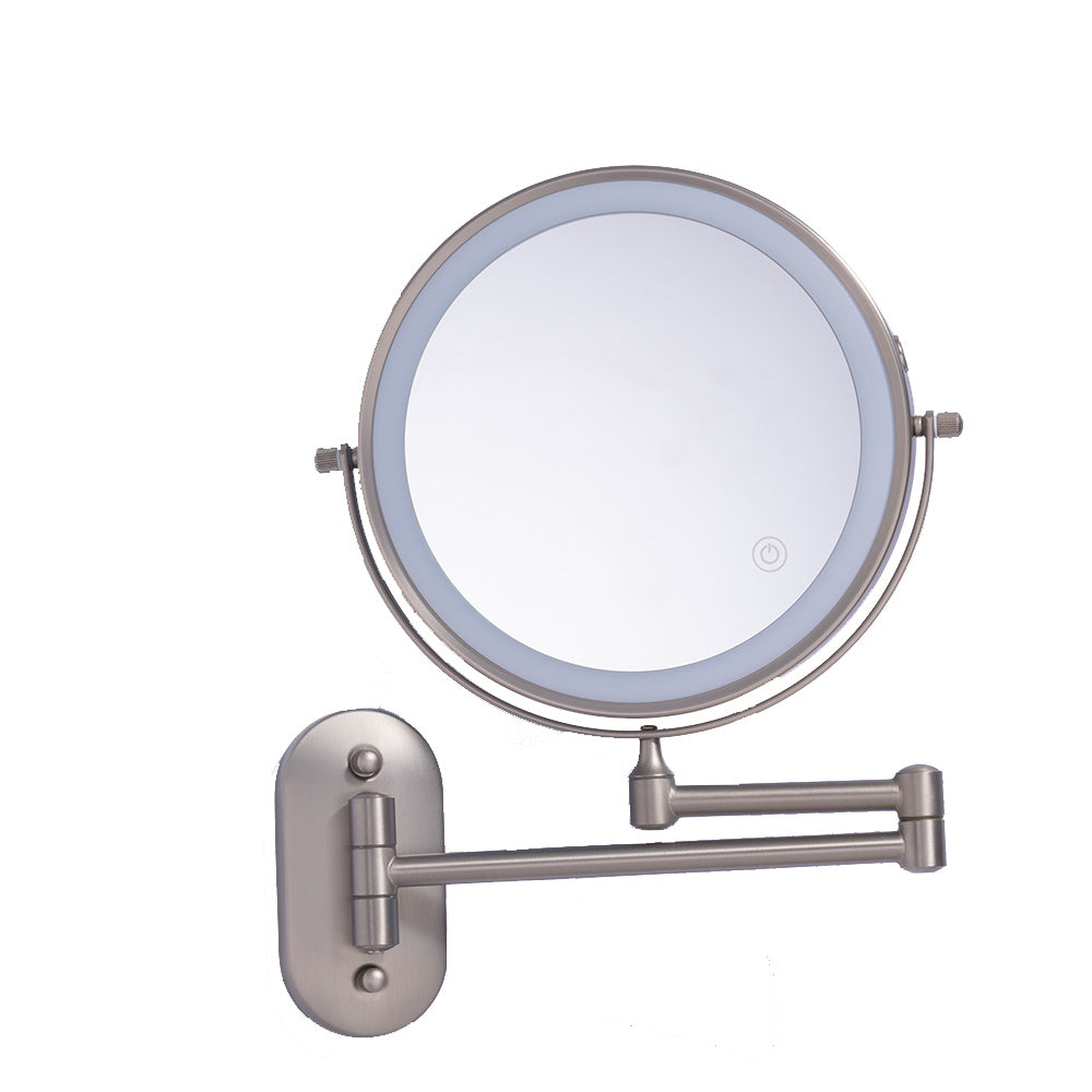 Miroir Coiffeuse Lumineux | Miroir Maquillage LED avec Lentille Grossissante | Éclairage Optimal pour Soins de Beauté Précis 0