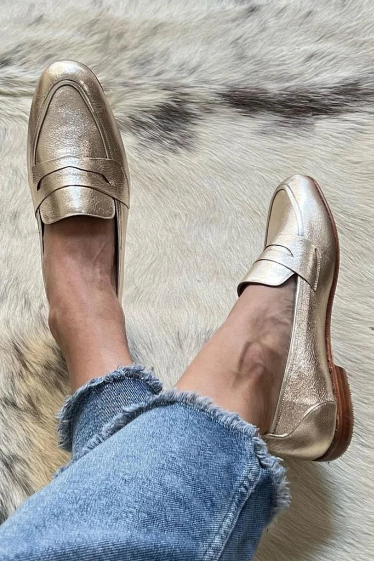 Mocassins Femmes Patchwork - Chaussures Élégantes et Confortables pour Bureau et Sorties Quotidiennes 0