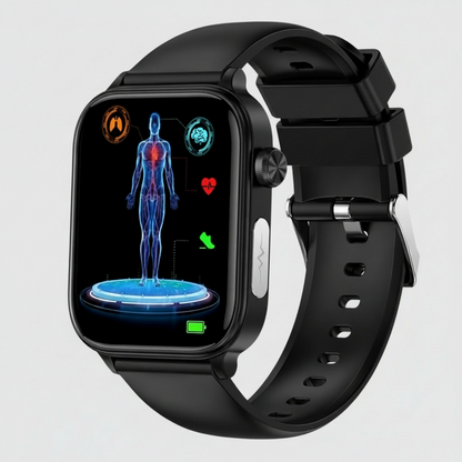 Montre Connectée Femme | Suivi de Glycémie et Fonction SOS | Design Étanche pour un Confort Quotidien 1