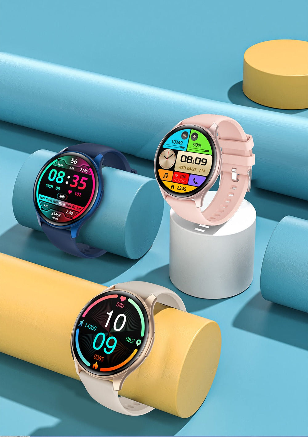 Montre Connectée Rythme Cardiaque Fiable avec Suivi ECG et Notifications | Smart Watch pour un Mode de Vie Sain 4