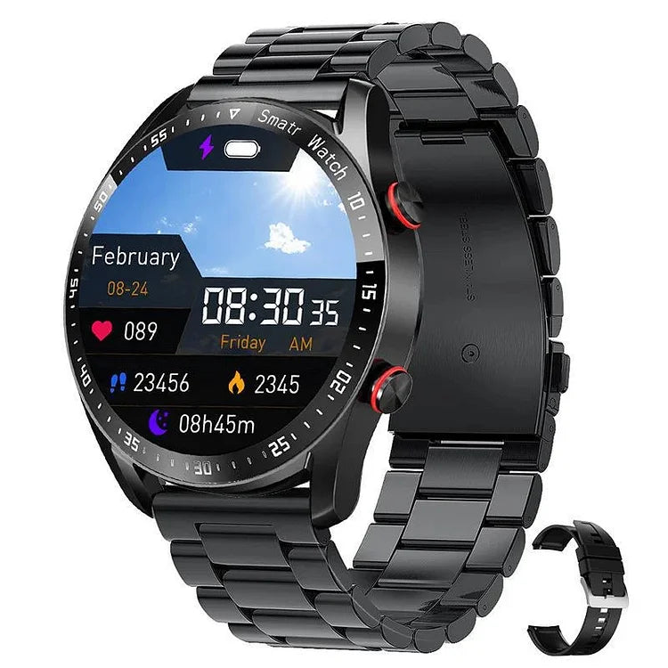 Montre Connectée Rythme Cardiaque Fiable avec Suivi de la Glycémie | Notifications en Temps Réel pour Santé Optimale 0