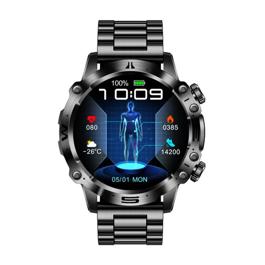 Montre Connectée Sport | Montre de Sport avec Écran AMOLED 1,43 & Suivi ECG | Suivi de Santé pour Hommes 0