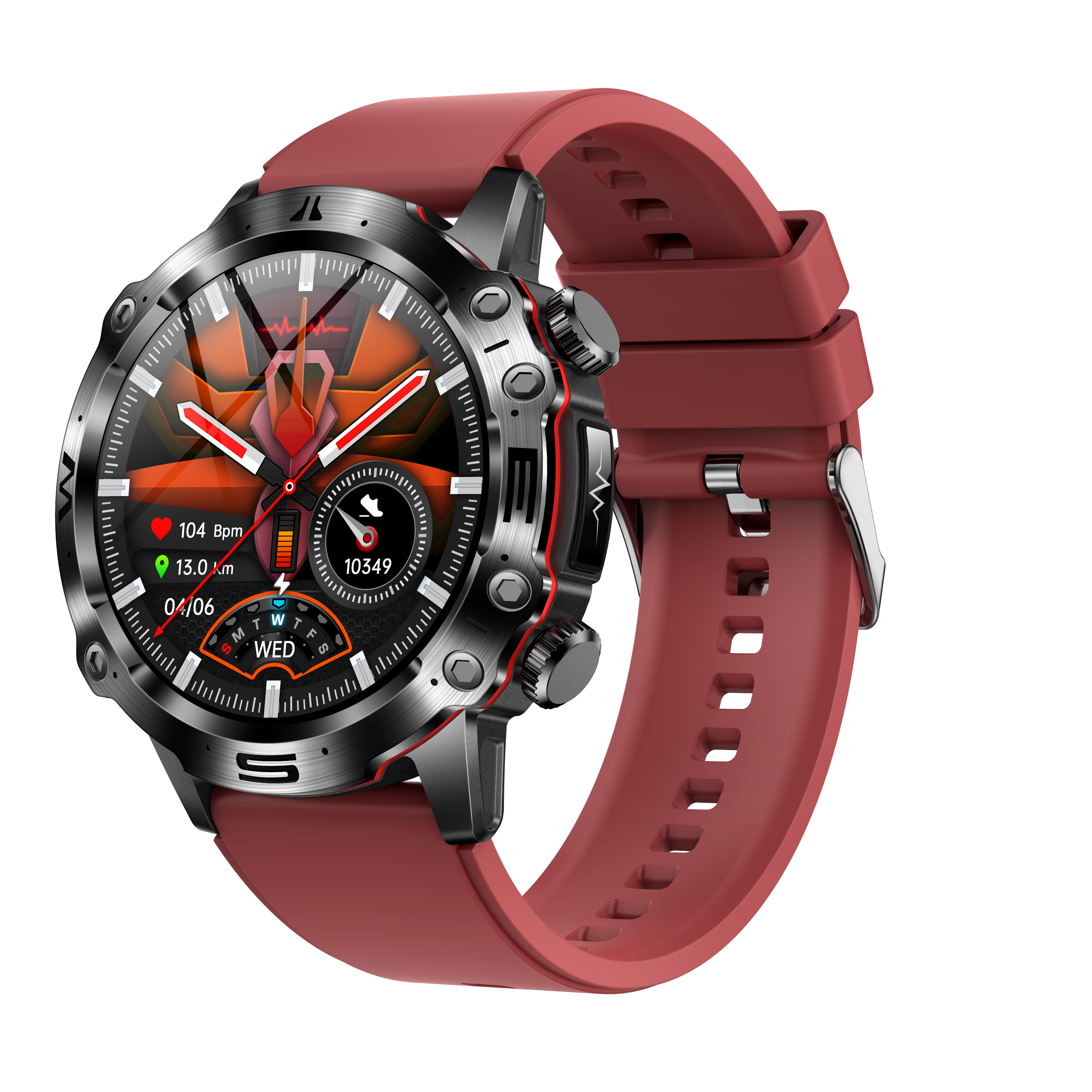 Montre Connectée Sport | Montre de Sport avec Écran AMOLED 1,43 & Suivi ECG | Suivi de Santé pour Hommes 4