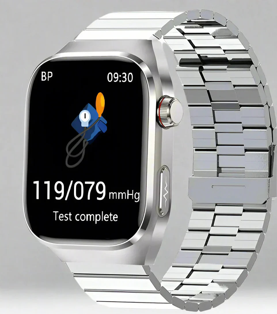 Montre Intelligente | Montre Connectée Rythme Cardiaque Fiable avec Écran AMOLED de 2,04 pouces | Suivi ECG et Glycémie pour Bien-Être Optimal 4