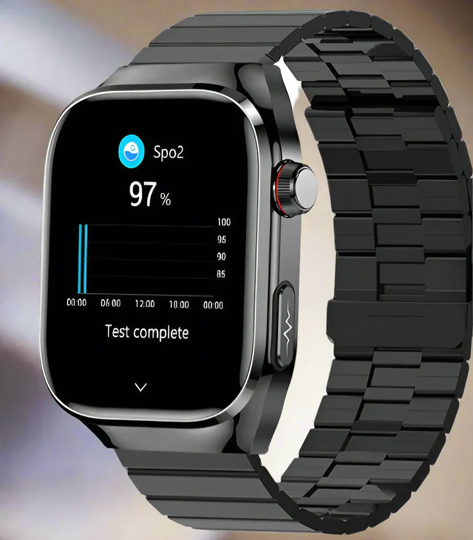 Montre Intelligente | Montre Connectée Rythme Cardiaque Fiable avec Écran AMOLED de 2,04 pouces | Suivi ECG et Glycémie pour Bien-Être Optimal 7
