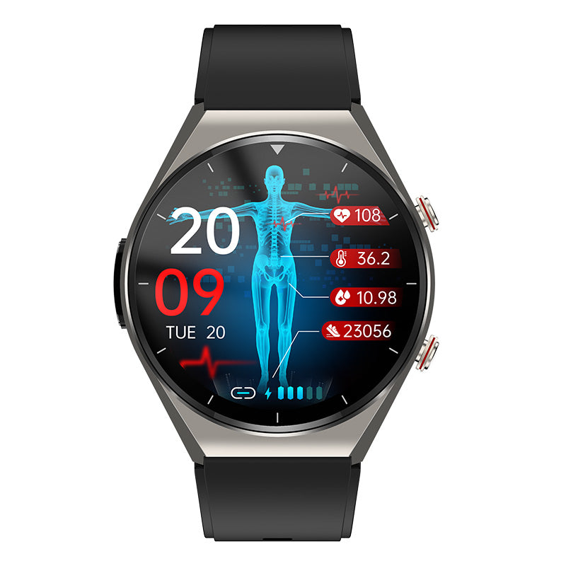 Montre Intelligente de Santé | Suivi Glycémie et ECG avec Moniteur de Fréquence Cardiaque | Analyse Complète pour Bien-être au Quotidien 2