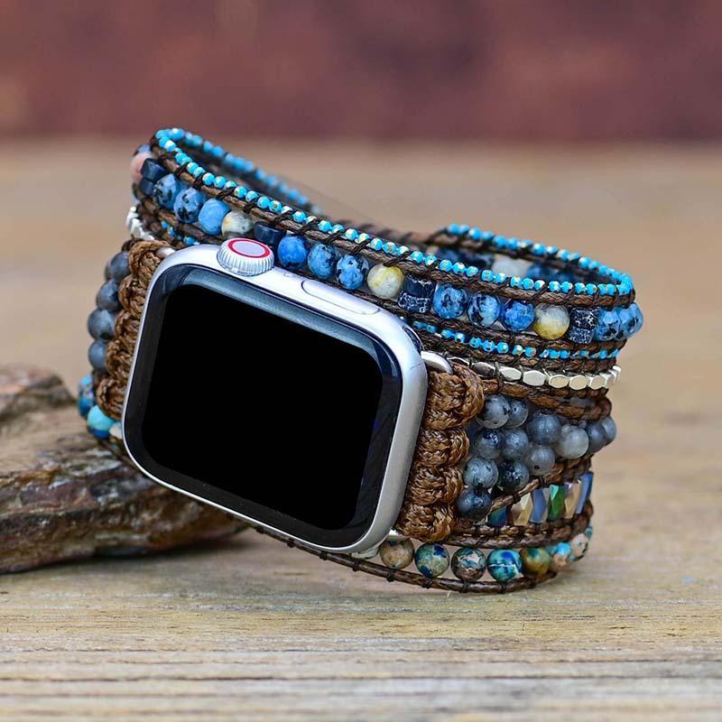 GemStone - Bracelet Apple Watch en pierres naturelles