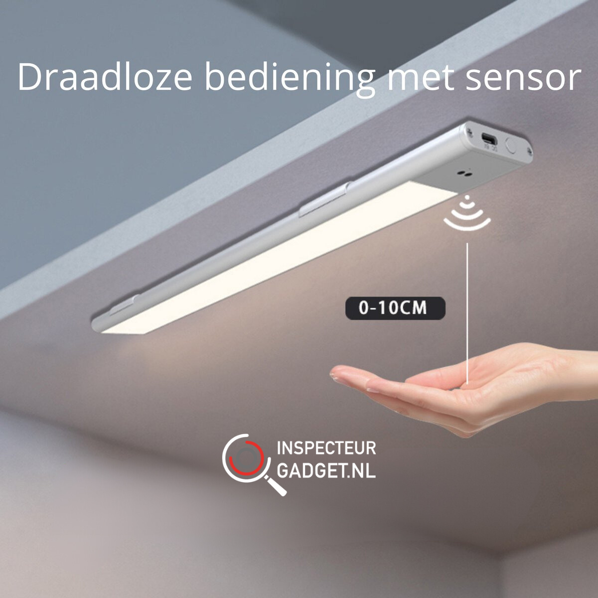 Bande Lumineuse Sans Fil - Éclairage LED à détecteur de mouvement rechargeable