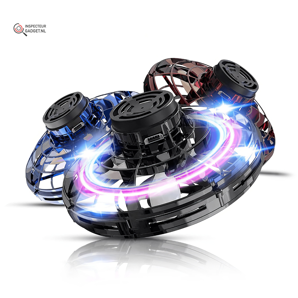 Magic Spinner - Soucoupe volante lumineuse à effet boomerang