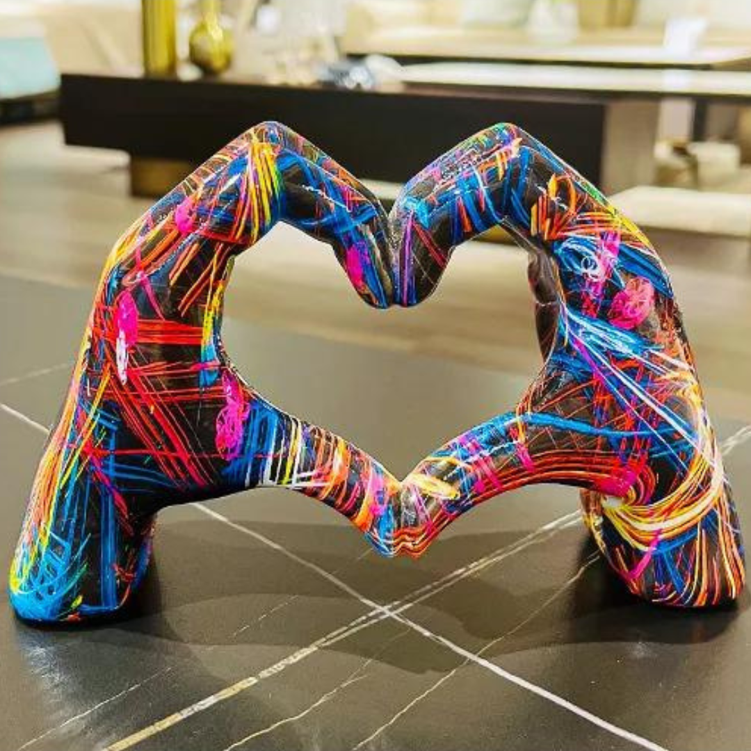LoveGraff - Sculpture décorative artistique en résine