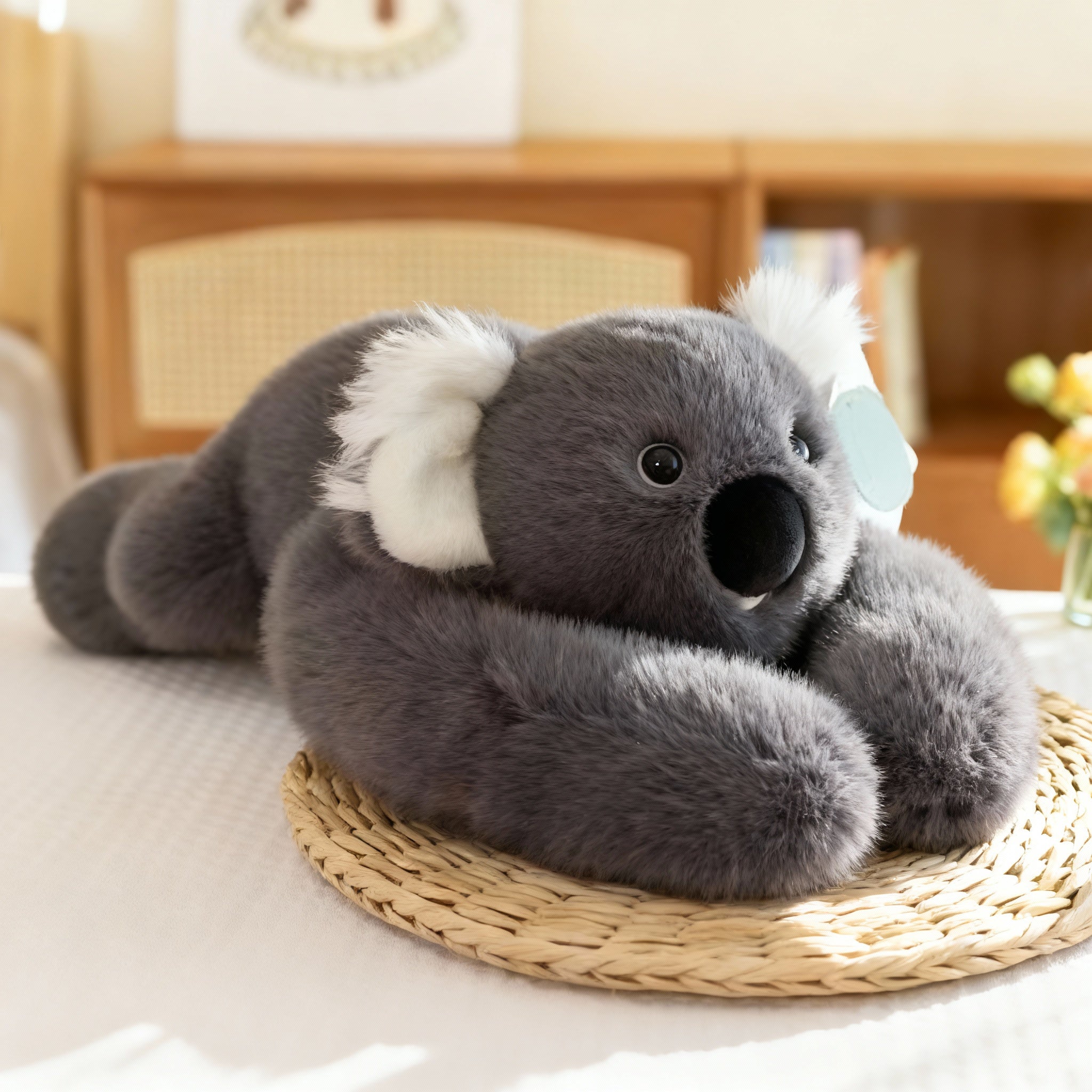 Oreiller Câlin | Oreiller Anti-Stress en Fausse Fourrure Douce | Confort Optimal pour Détente et Relaxation 4