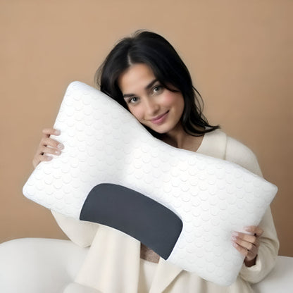 Oreiller Ergonomique | Oreiller Mémoire de Forme avec Soutien Cervical | Confort Optimal pour un Sommeil Réparateur 1