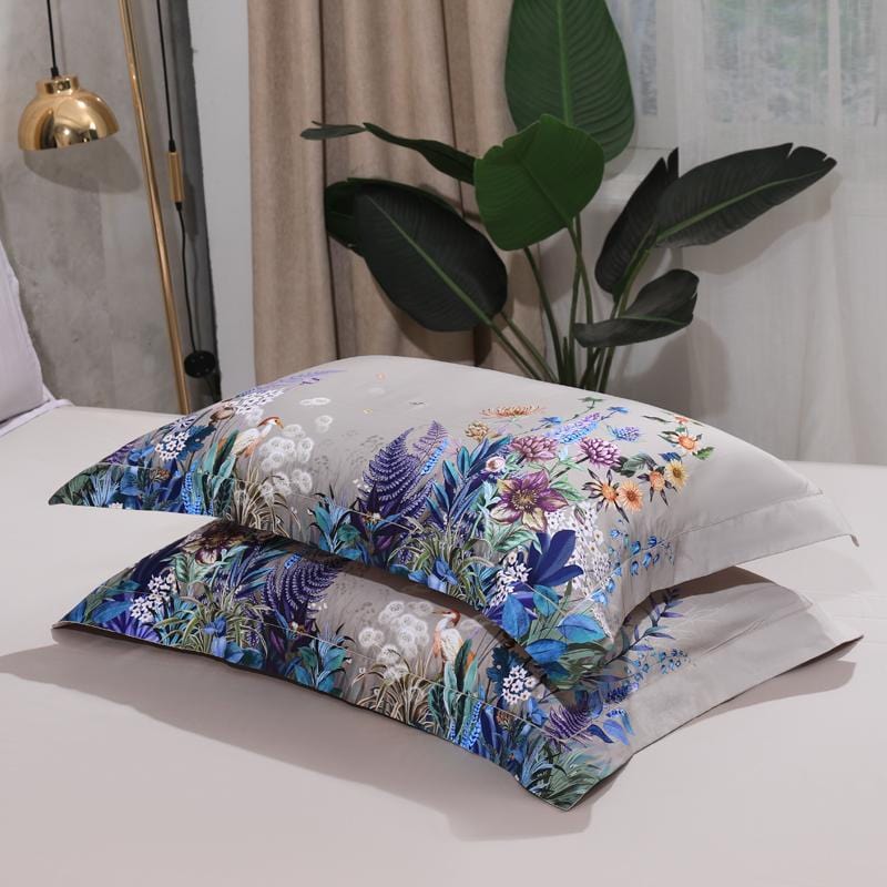 LuxuryRest - Taies d'oreiller en coton égyptien, lot de 2