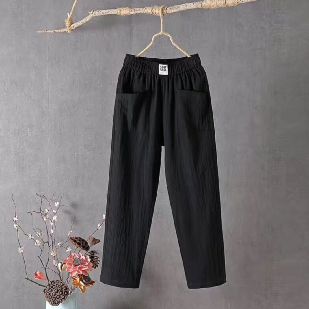 Pantalon Décontracté pour Femme - Confort Optimal avec Poches Pratiques 3