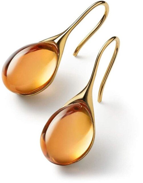 Boucles d'Oreilles Goutte Cristal Celestina - Tendance