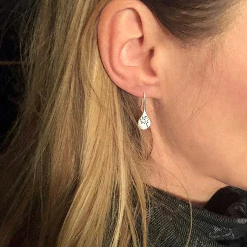 Amira - Boucles d'oreilles pissenlit en argent 925