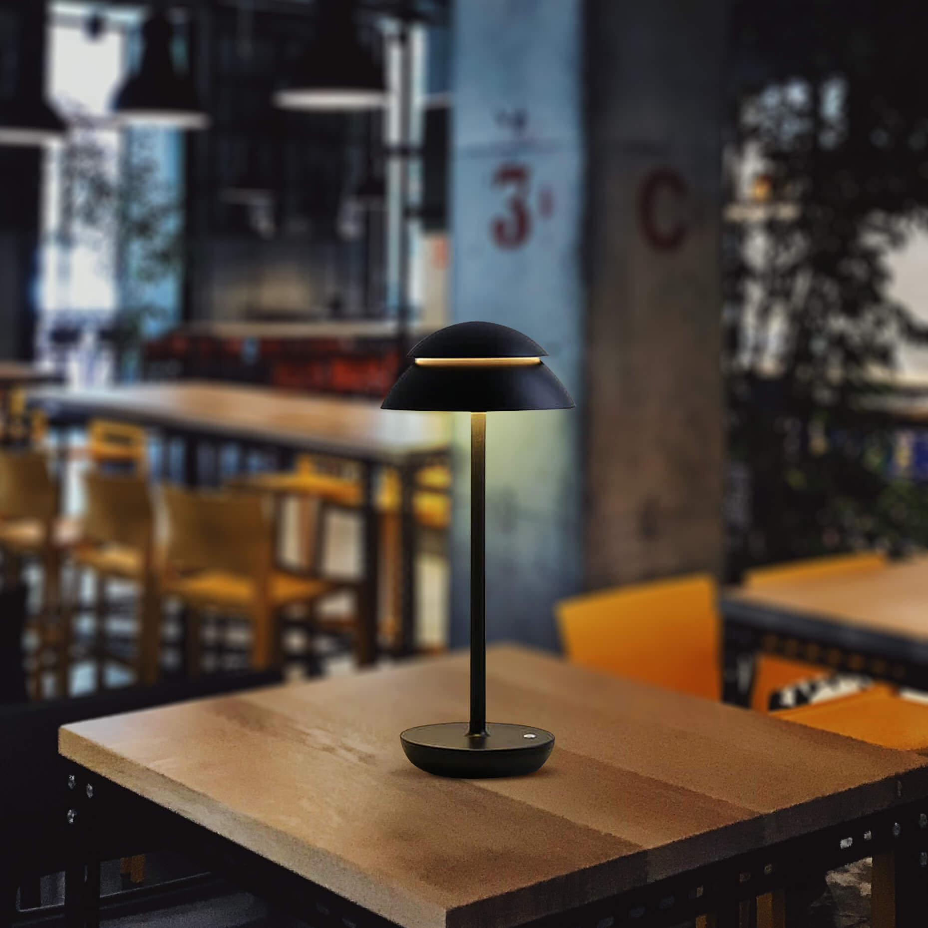 Élora – Lampe de Table Tactile Sans Fil Rechargeable