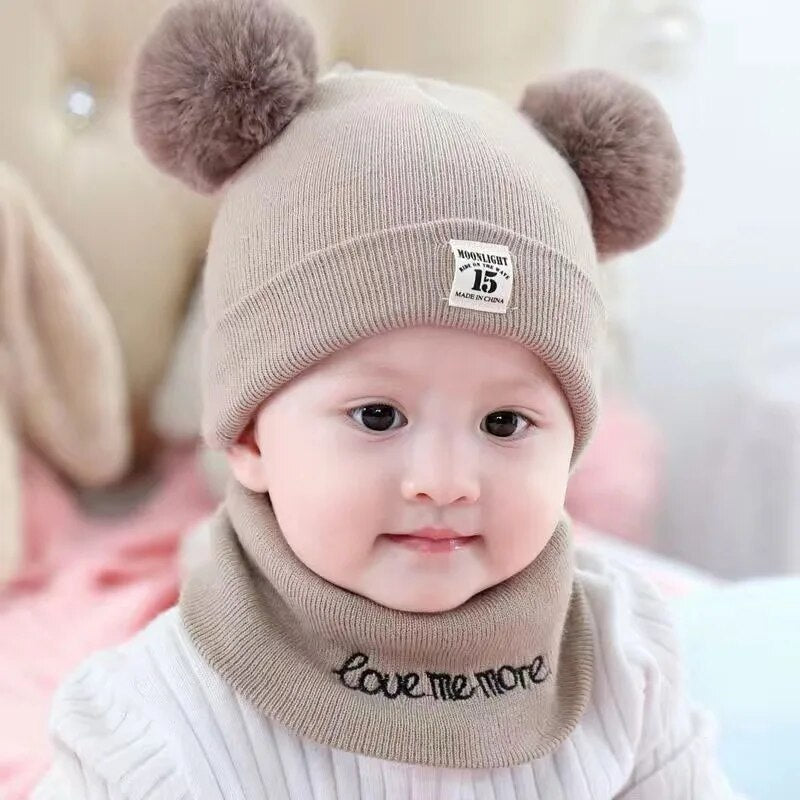 CozySnow - Bonnet Enfant Tendance avec Pompon