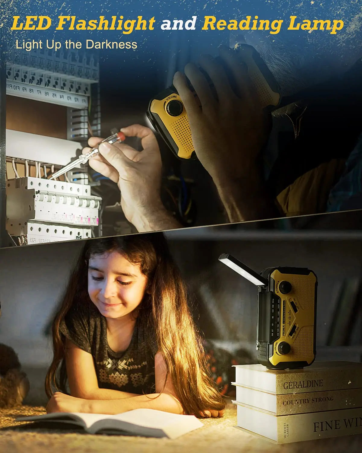 Radio Portable Multifonctionnelle avec Chargement Solaire | Outil Essentiel pour Aventures et Urgences 4