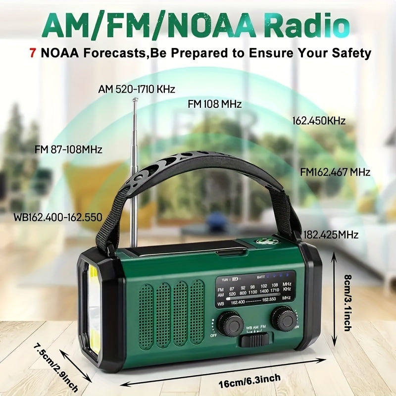 Radio d'Urgence Multifonctionnelle | Radio Solaire avec Chargeur USB & Lampe de Poche ? Communication Fiable en Situation Critique 2