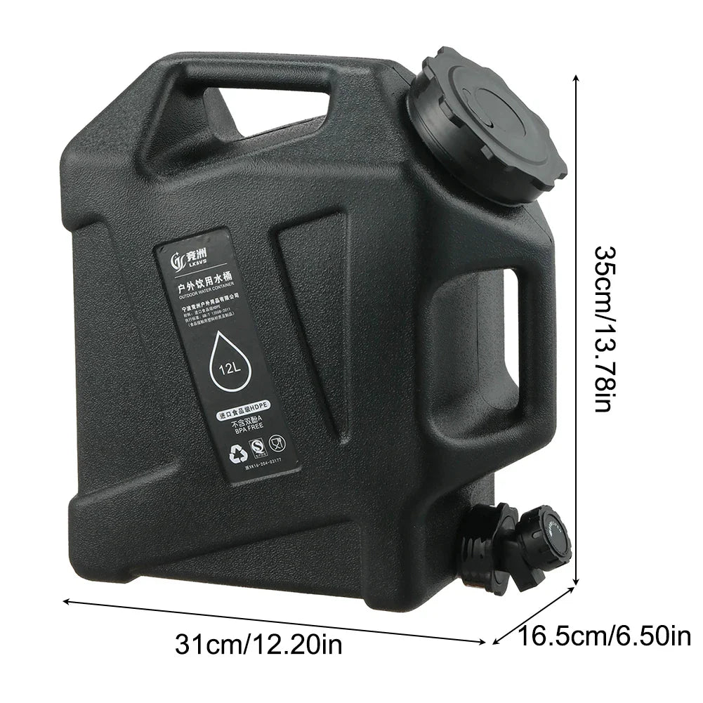 Réservoir d'Eau Portable 12L avec Robinet Amovible | Solution Pratique pour Aventures en Plein Air 9