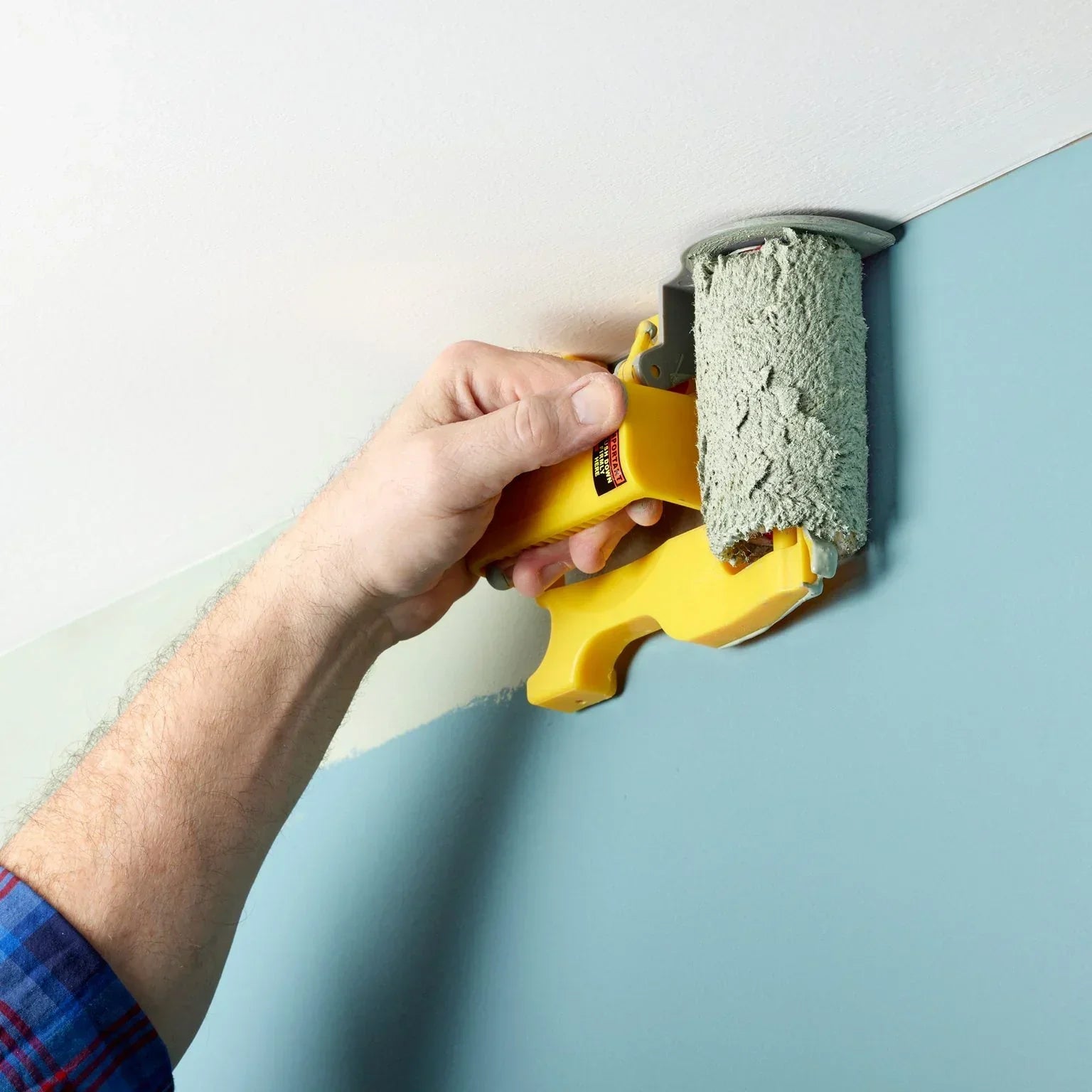 Rouleau à Peinture Innovant avec Bouclier Intégré | Peinture Rapide et Propre pour Bords Parfaits 3