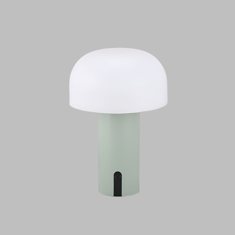 MushroomGlow - Lampe de Table Sans Fil Minimaliste à Intensité Variable
