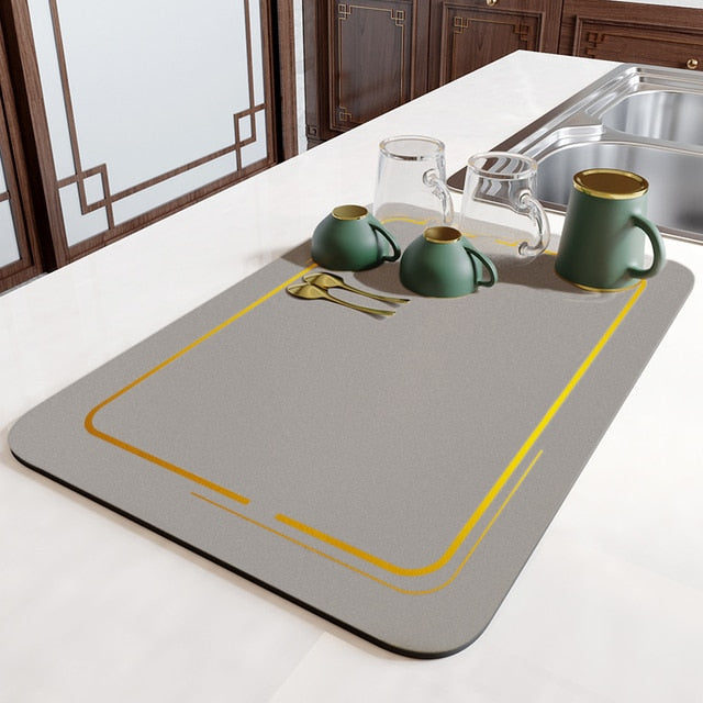 AbsorpTowel Mat - Antidérapant Ultra-Absorbant Stylé