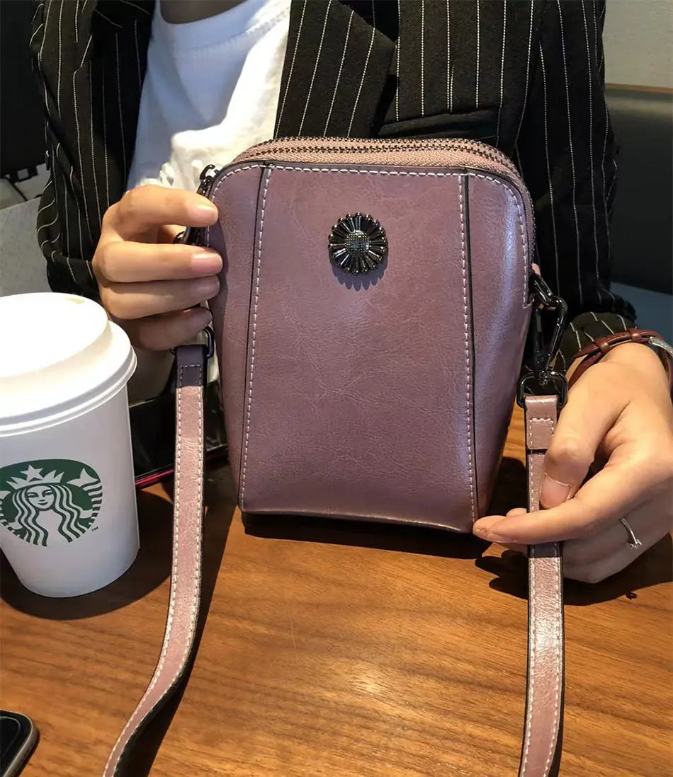 LeatherVibe - Crossbody Cuir Élégante Tendance