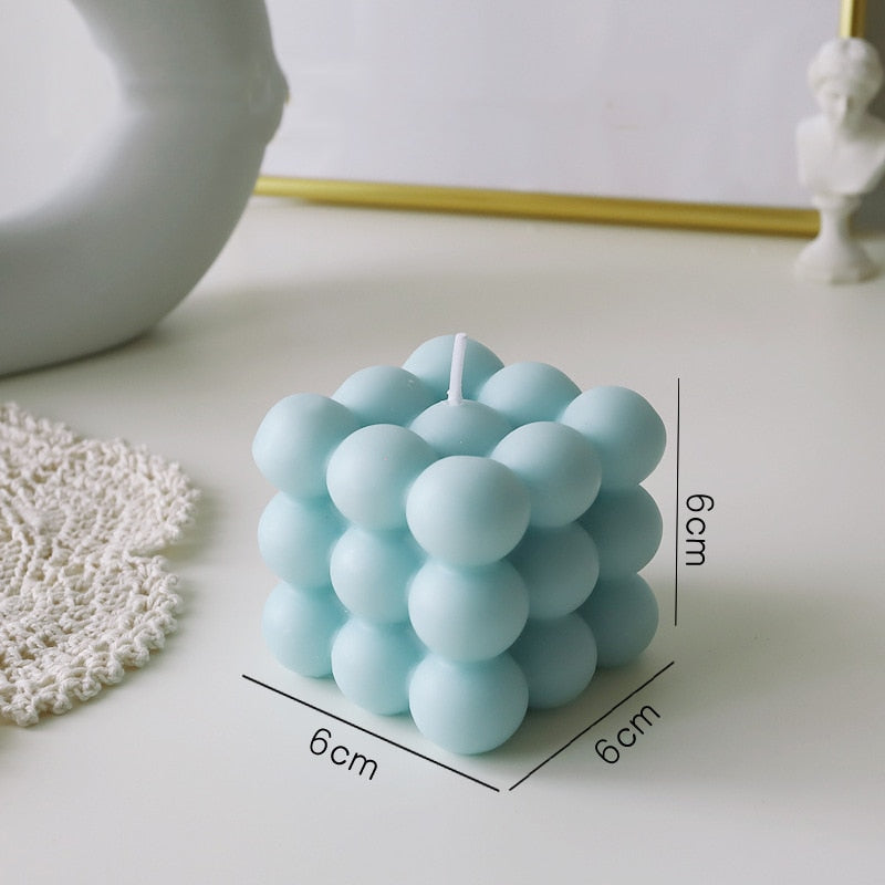 BubbleGlow Candle - Bougie Tendance pour Intérieur
