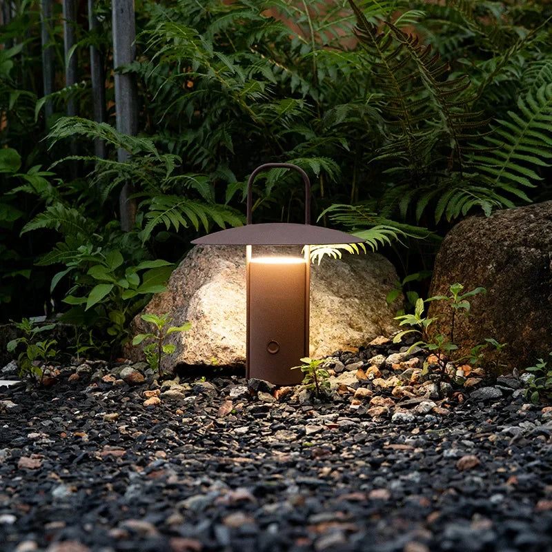 LuxeLume - Lampe de Bureau Sans Fil Étanche avec Variateur Tactile