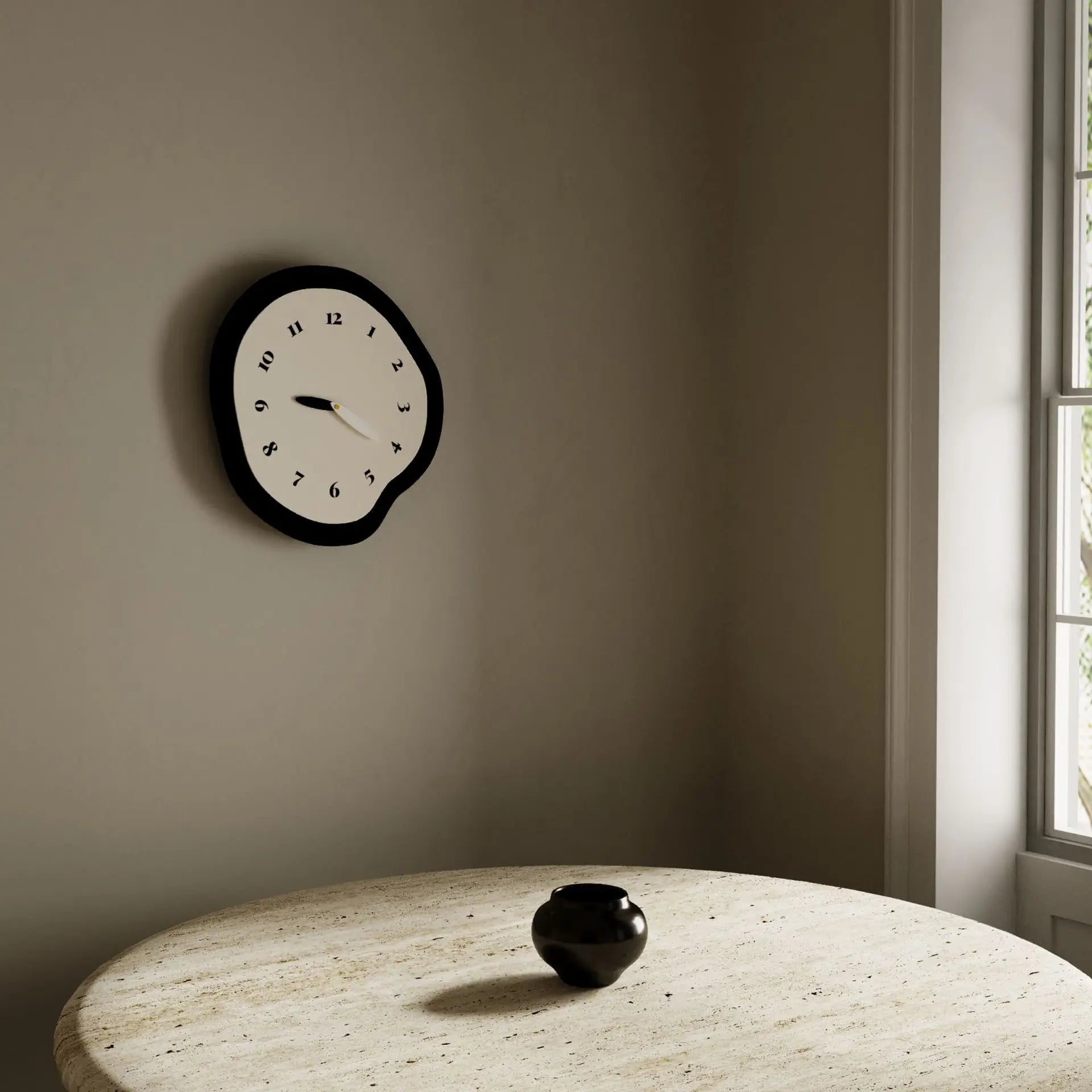 NordicClock - Horloge Murale Scandinave Élégante et Silencieuse
