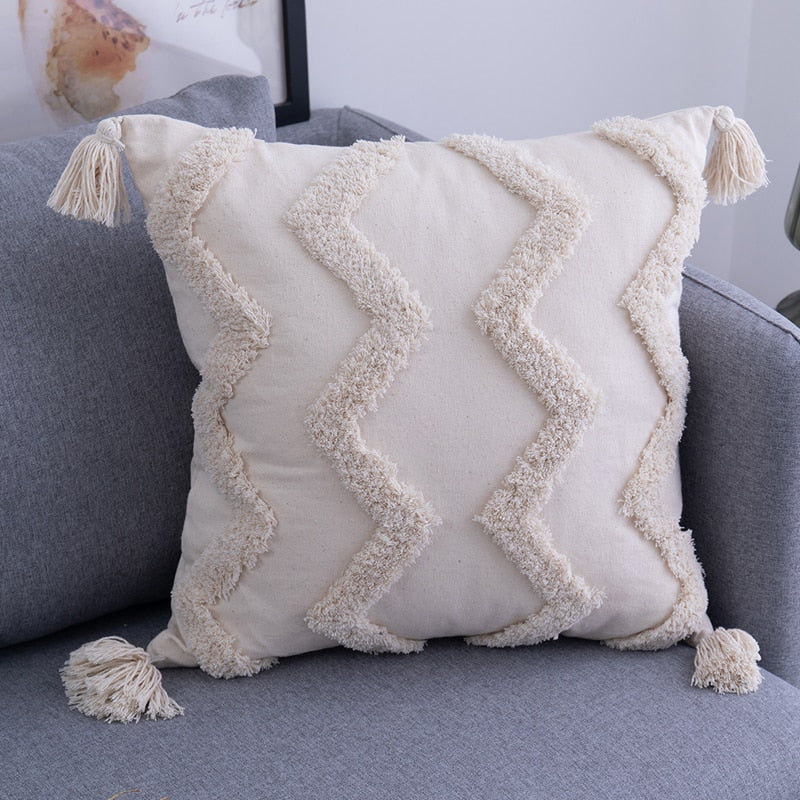 BohoVibes Pillow Covers – Style Ibiza pour Maison