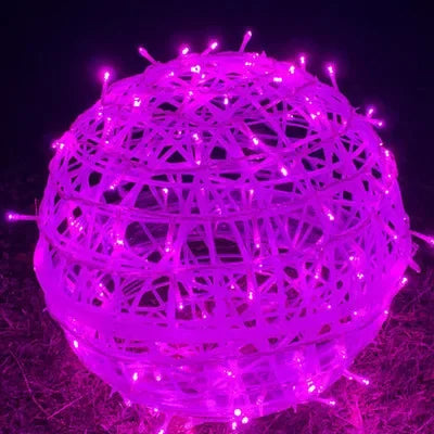 Sphere - Guirlande lumineuse en rotin pour fêtes et décoration élégante