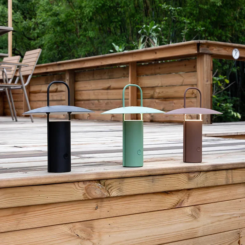 LuxeLume - Lampe de Bureau Sans Fil Étanche avec Variateur Tactile