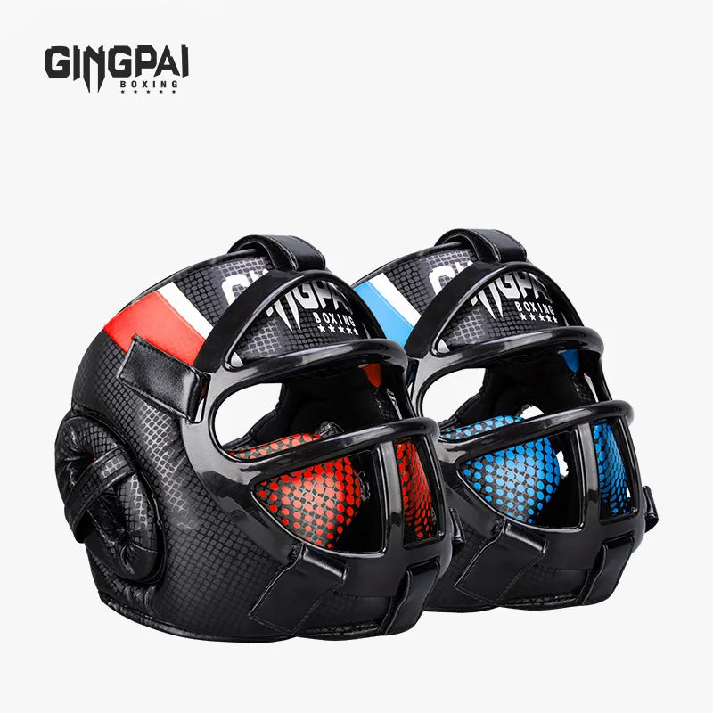 FightGuard - Casque de boxe avec grille faciale