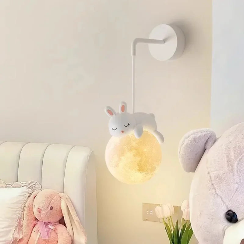 MoonGlow Light - Applique Murale LED Élégante pour la Chambre