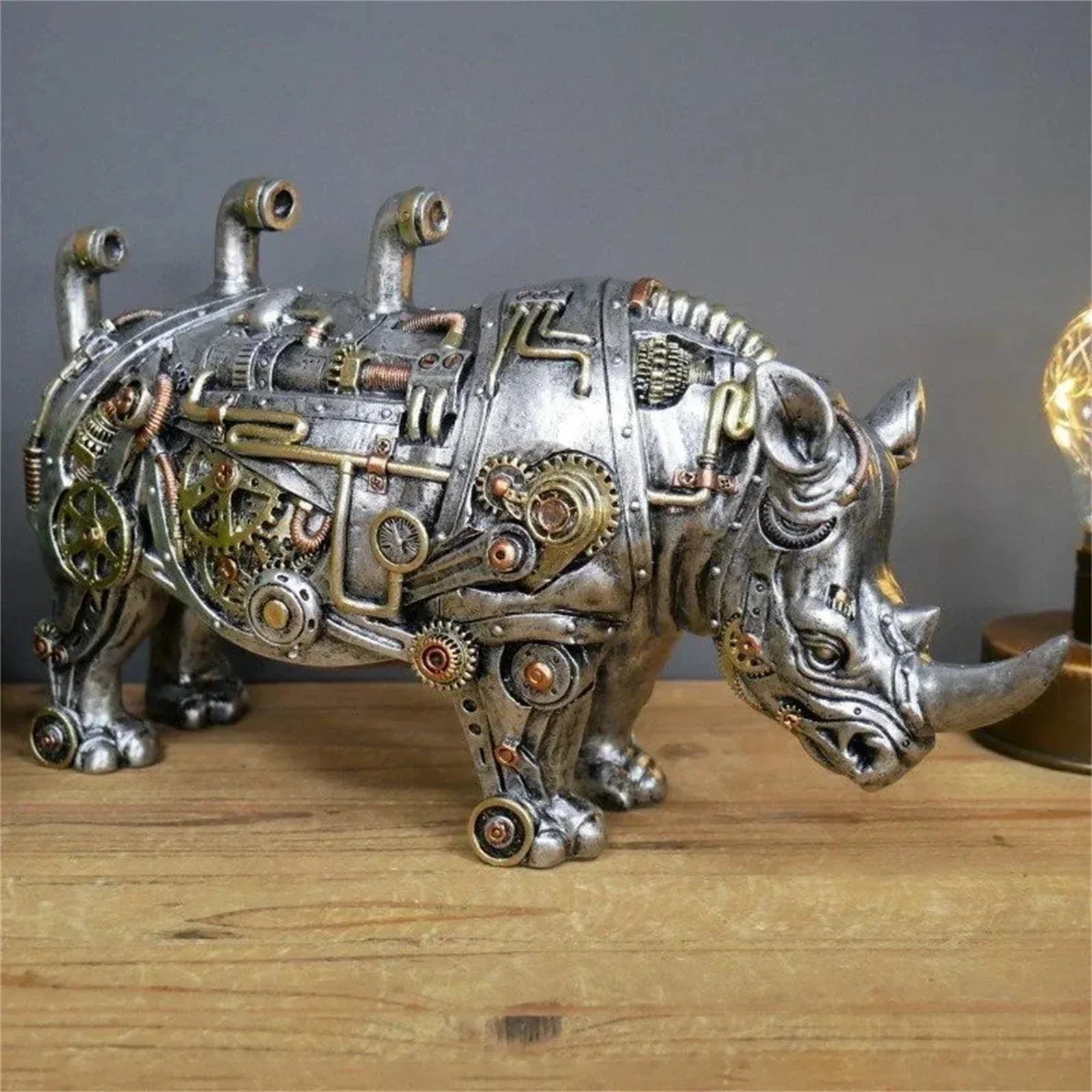 SteamBeast - Figurines d'animaux steampunk avec engrenages
