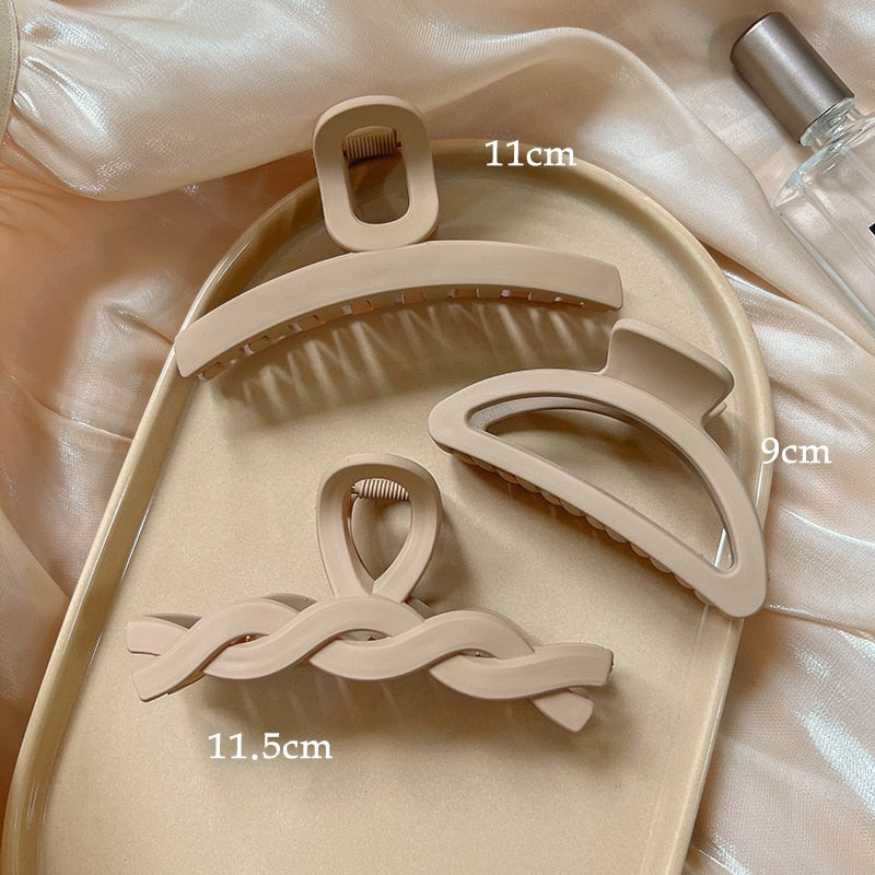 ClipGlam – Set Accessoires Cheveux Nude Élégants