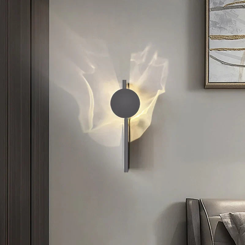 RippleGlow - Applique Murale Rotative de Luxe pour le Salon