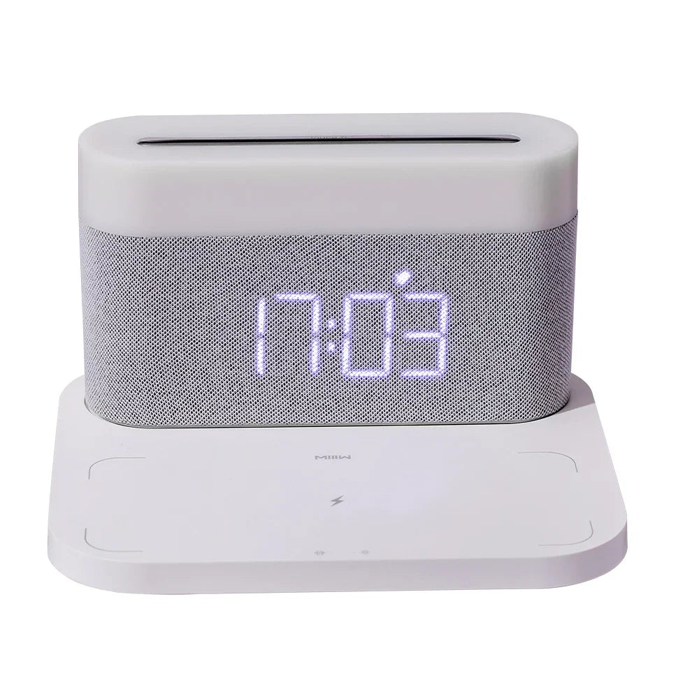 SmartCharge - Station de Charge Sans Fil avec Réveil et Veilleuse
