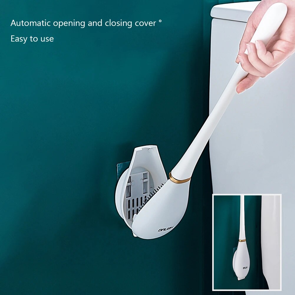 SumiClean - Brosse WC en silicone au design épuré